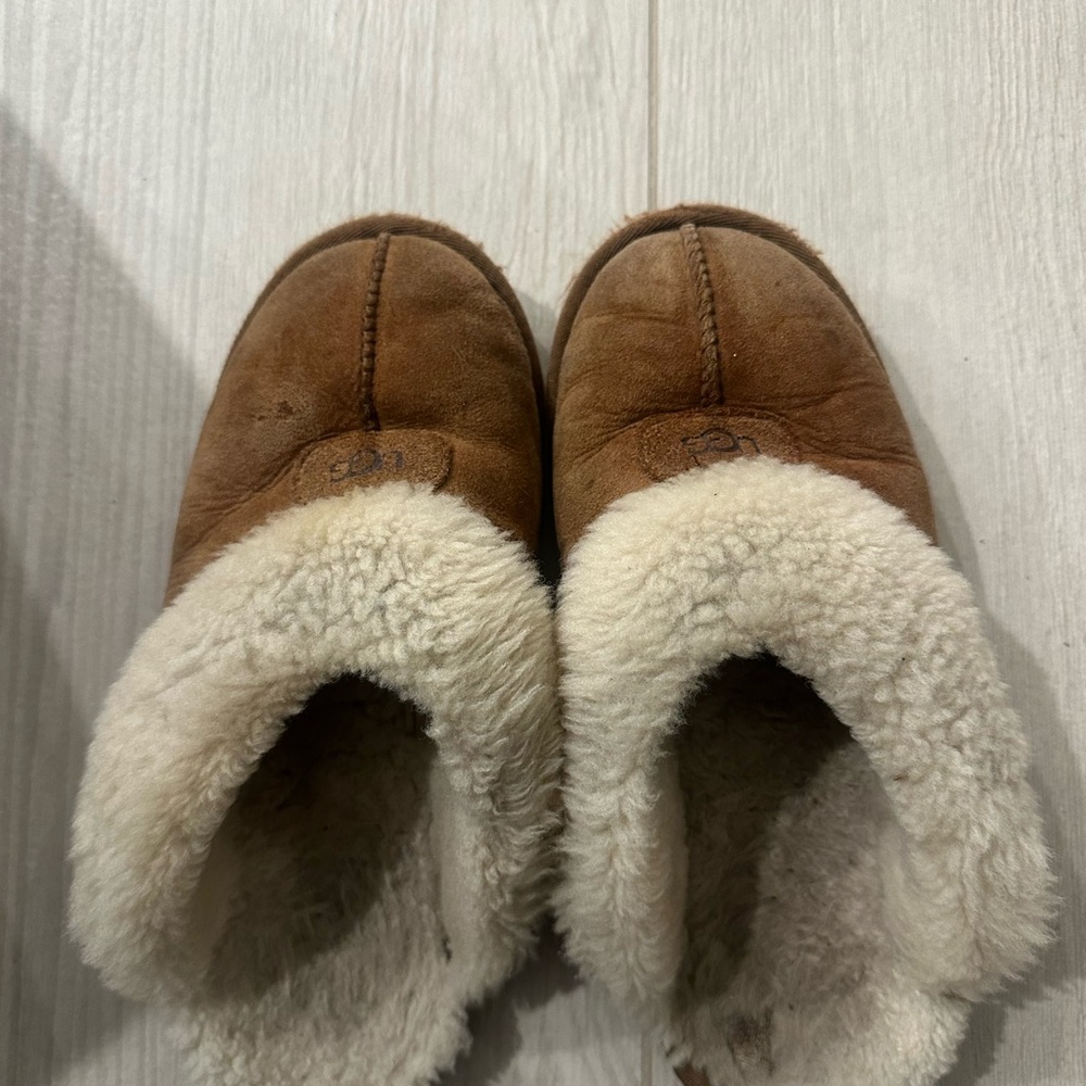 Cozy Brown Shearling Slippers
